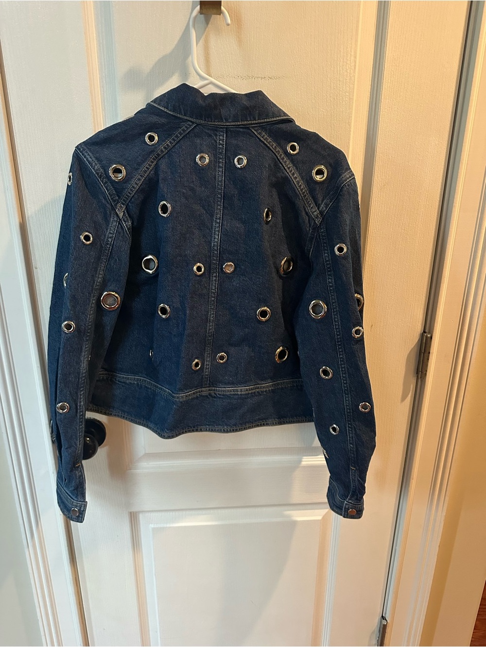 cinq a sept Denim Harriet Jacket in Tide - Picture 8 of 10